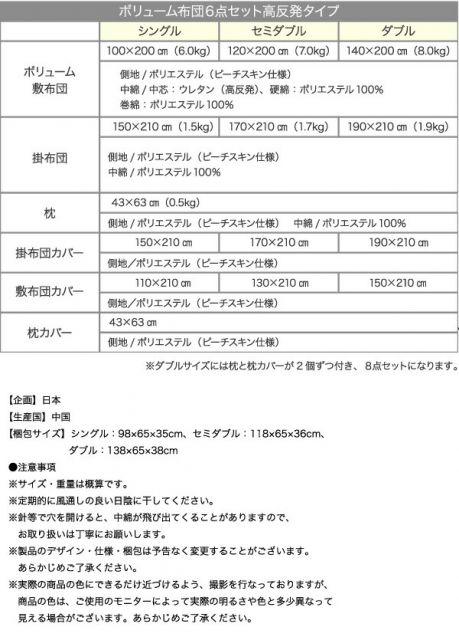 スーパSALE10倍&4時間限定10%OFF MITAS寝具SELECT 三層敷布団 布団セット 布団 セミダブル カバー付き 敷き布団 掛け布団 枕 布団カバー 敷布団カバー ボリューム布団6点セット 高反発タイプ セミダブル6点セット