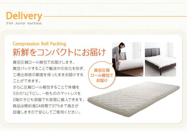 スーパSALE10倍&4時間限定10%OFF MITAS寝具SELECT 子どもの睡眠環境を考えた 安眠 マットレス 薄型・軽量・高通気 ジュニア ポケットコイル セミシングル ショート丈