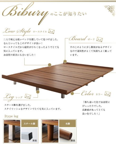 スーパSALE10倍&4時間限定10%OFF デザインボードベッド プレミアムポケットコイルマットレス付き 木脚タイプ ステージ キング(K×1) フレーム幅200
