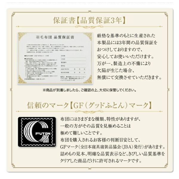 スーパSALE10倍&4時間限定10%OFF MITAS寝具SELECT 羽根布団 洗濯機で洗える エクセルゴールドラベル フランス産ダウン90% 羽毛薄掛け布団 セミダブル