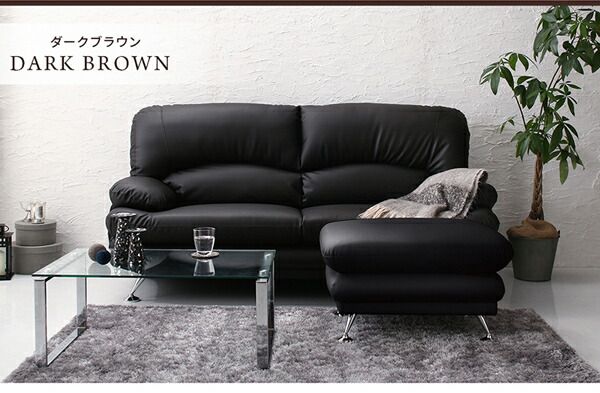 スーパSALE10倍&4時間限定10%OFF スタンダードソファ デザインソファ 日本の家具メーカーがつくった 贅沢仕様のくつろぎハイバックソファ レザータイプ ソファ&オットマンセット 3P