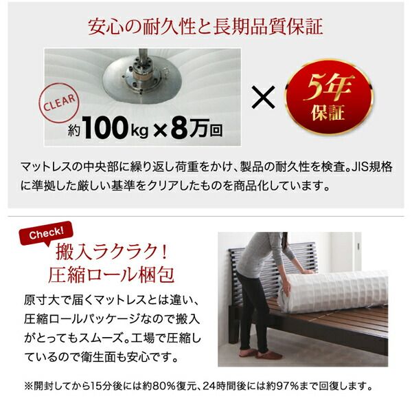スーパSALE10倍&4時間限定10%OFF 棚 コンセント付き 引き出し 2杯 収納 ベッド プレミアムポケットコイルマットレス付き ダブル 組立設置付