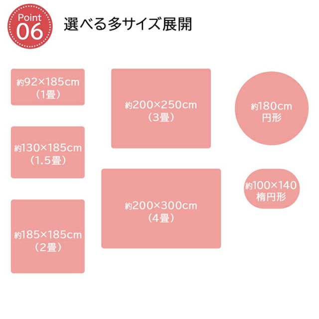 ラグ カーペット 3畳 洗える アニマル柄 ウサギ柄 ラビット柄 約200×250cm (ホットカーペット対応)