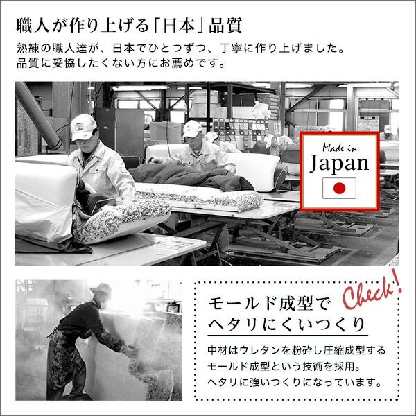 コーナー ローソファー 単品 コーナー付き グレー 1人掛け:幅約49cm コーナー:約幅74cm 日本製 国産 フロアソファー コーナーソファー リビング家具代引NG