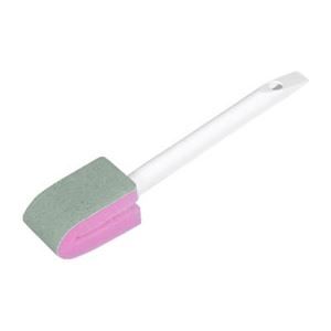 スーパSALE10倍&4時間限定10%OFF トイレブラシ/トイレ掃除用品 【60個セット】 約幅3cm 除菌 おまかせくださいトイレ用柄付き 〔お手洗い レストルーム〕