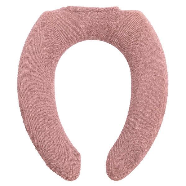 スーパSALE10倍&4時間限定10%OFF 便座カバー/トイレカバー 【U型便座カバー ベージュ 3個セット】 約幅9cm 洗える エトフトリア 〔お手洗い 御手洗〕