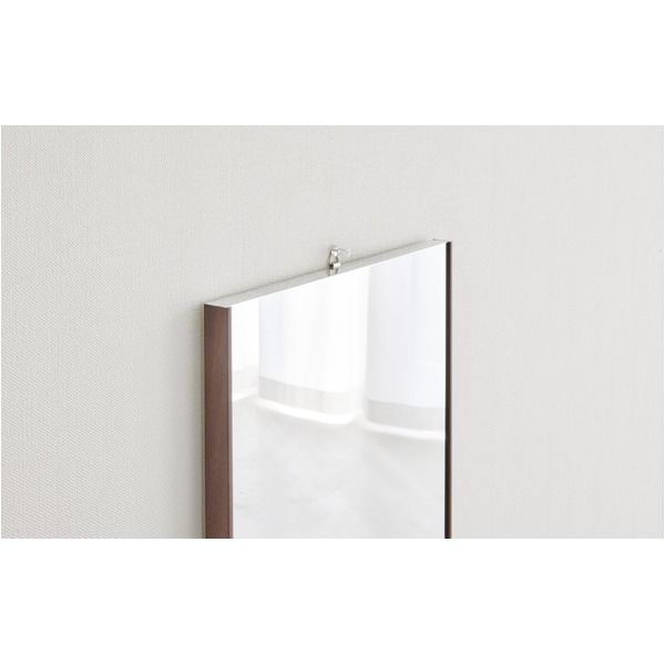 割れない鏡/ウォールミラー エア・ミニ 30×60×2cm ブラウン 日本製 『REFEX リフェクス』