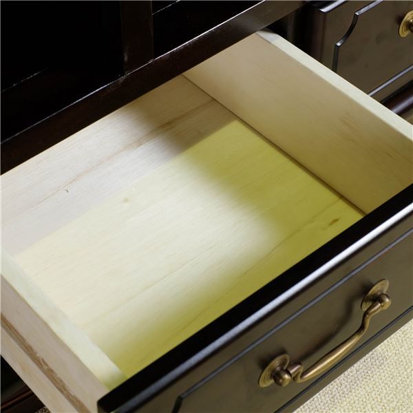 ローボード テレビ台 Sサイズ 約幅112×奥行40×高さ50.5cm ブラウン 木製 引き出し 配線穴 脚付き 完成品 リビング ダイニング代引NG