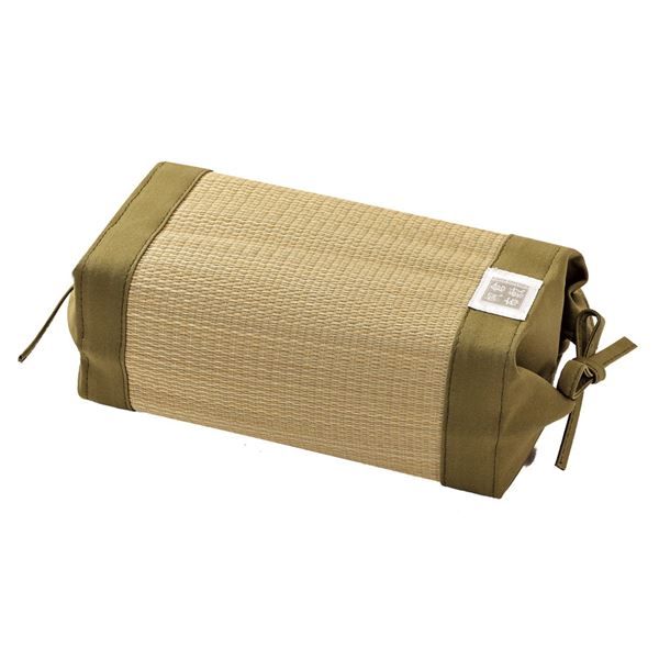 国産い草小枕 吉備(きび) グリーン 約W24×D11×H11cm代引NG