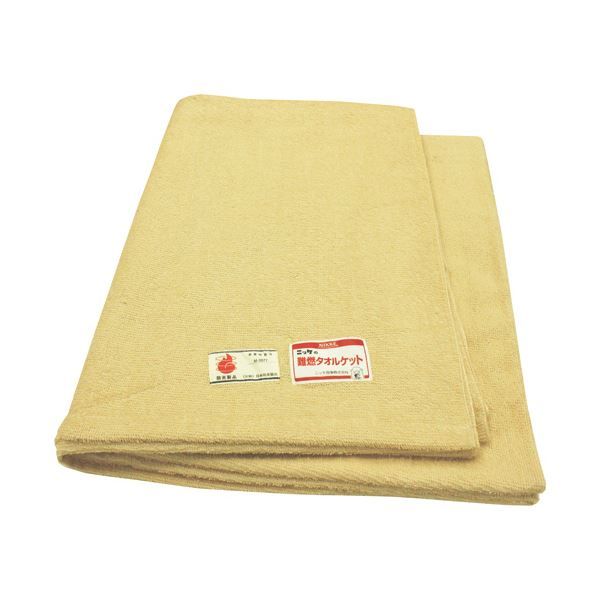 スーパSALE10倍&4時間限定10%OFF ニッケ商事 難燃性タオルケットNT70532 1ケース(10枚)