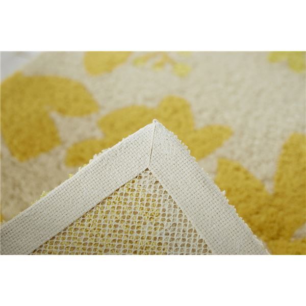 スーパSALE10倍&4時間限定10%OFF スミノエ デザインライフ ハチマット/玄関マット 約幅45×長さ75cm イエロー【代引NG】