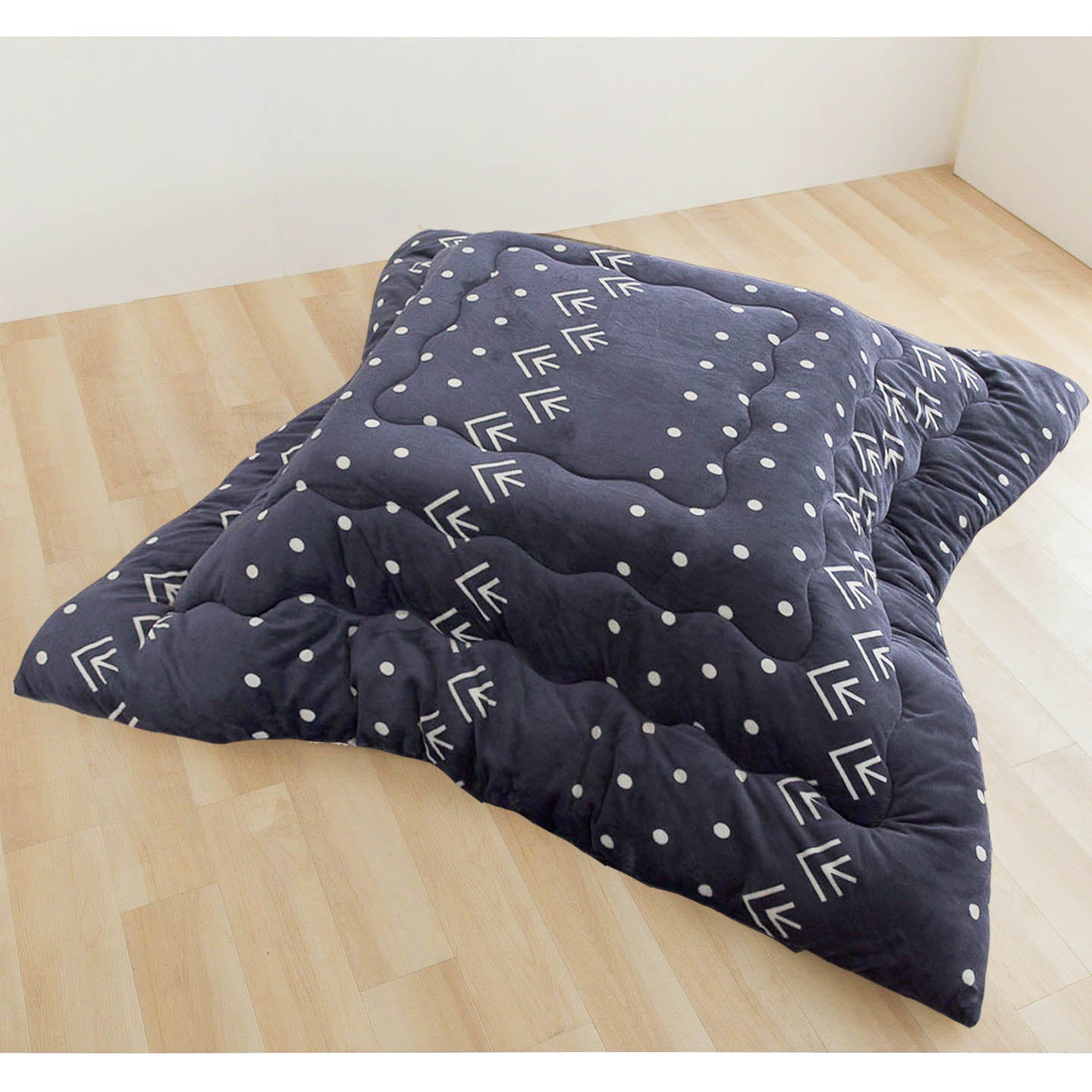 フランネル&ボアのあったかボリュームこたつ掛けふとん | 正方形190x190cm