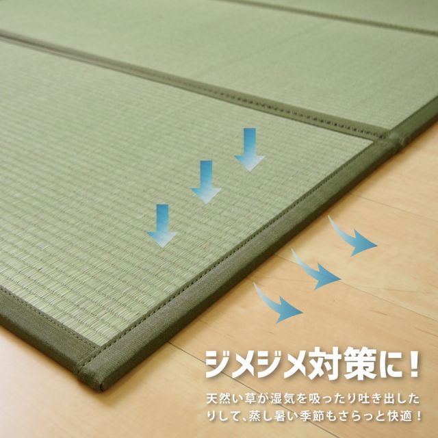 スーパSALE10倍＆4時間限定10％OFF 4つ折り 畳マットレス 鞍馬 くらま D ダブル 約140×200×1.1cm 折りたたみ 折り畳み い草マットレス 置き畳 布団の下 いぐさ　たたみ