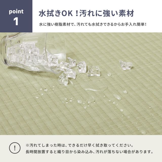 スーパSALE10倍＆4時間限定10％OFF 水拭きOK 4つ折り 畳マットレス 伏見 D ダブル 約140×200×1.1cm 折りたたみ 折り畳み い草風 布団の下 置き畳 無地 軽量 いぐさ　たたみ