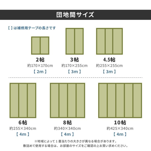スーパSALE10倍＆4時間限定10％OFF 補修テープ付き 自分で切れる い草 上敷き みすず 団地間 3帖 3畳 フリーカット はっ水 防カビ 消臭 裏貼り 畳の保護 いぐさ　たたみ