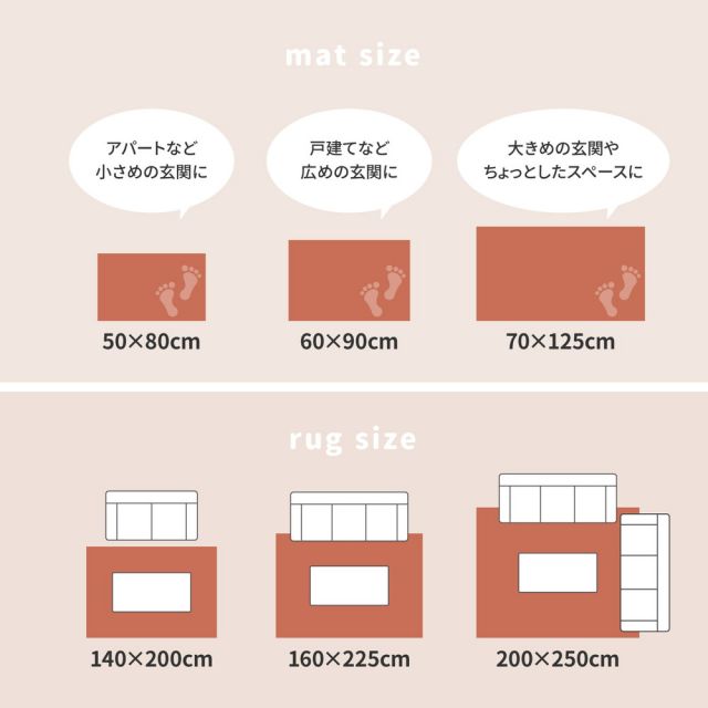 ウィルトン 玄関マット RAKKAS ラッカス 約60×90cm 民族柄 ギャッベ風 インテリアマット オールシーズン いぐさ　たたみ