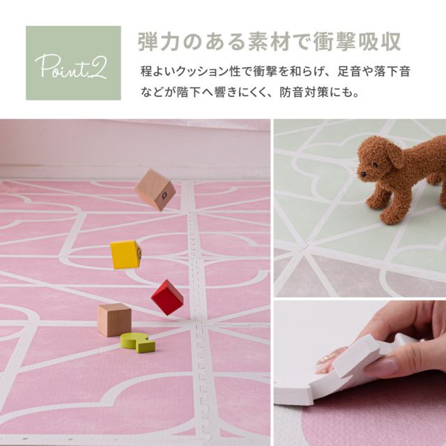 スーパSALE10倍＆4時間限定10％OFF おしゃれなレトロデザイン ジョイントマット キュロス 約60×60cm 大判 9枚入り 水洗いOK サイドパーツ付き ホットカーペット対応 床暖房対応 防音対策 いぐさ　たたみ
