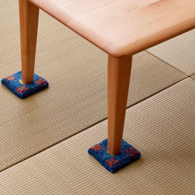 ギャッベ コースター 約10×10cm ミニギャッベ 座卓敷き 壁飾り いぐさ　たたみ