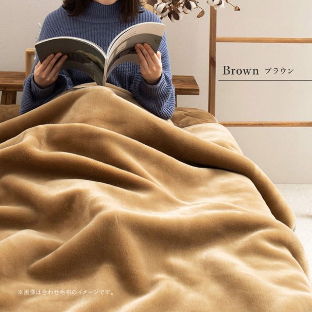 国産 アクリル毛布 綿入り毛布 約140×200cm シングル S 洗える 静電気防止 わた入り ふっくら なめらか 日本製 いぐさ　たたみ