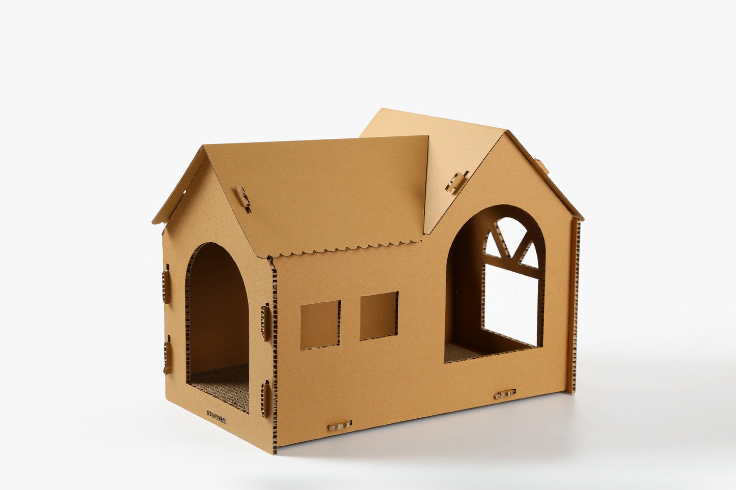 ネコトクラス　キャットハウス　ダンボールハウス（家型爪とぎ）