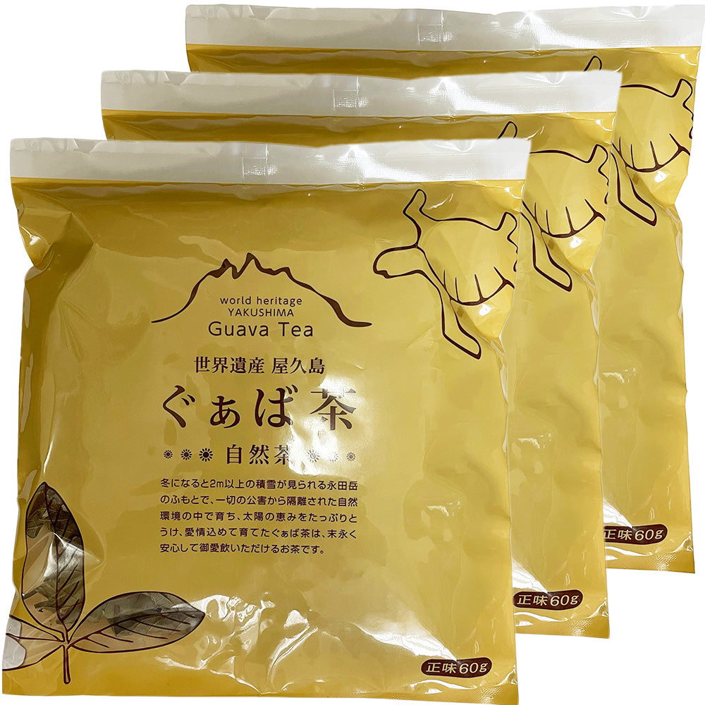 屋久島産ぐぁば茶　60g（グァバ茶100％・シジュウム茶）　グアバ茶　グアヴァ茶 シジウム