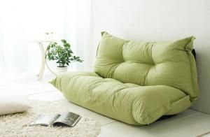 スーパSALE10倍＆4時間限定10％OFF フロアソファ もこもこカウチソファ オックス 2P