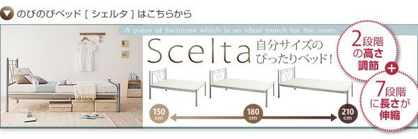 スーパSALE10倍＆4時間限定10％OFF のびのびロフトベッド ベッドフレームのみ シングル