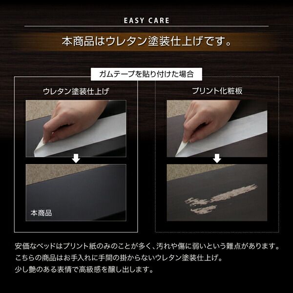 スーパSALE10倍＆4時間限定10％OFF モダンライト・コンセント付きフロアベッド 国産カバーポケットコイルマットレス付き セミダブル