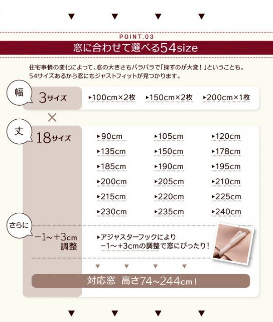 スーパSALE10倍＆4時間限定10％OFF 遮光カーテン レースカーテン ブラインド 20色×54サイズから選べる防炎・1級遮光カーテン 幅100cm(2枚) 2枚 幅100×225cm