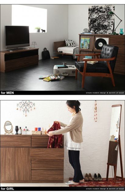 スーパSALE10倍＆4時間限定10％OFF リビング収納 チェスト キャビネット タンス テレビ台 シンプルモダンリビングシリーズ フラップチェスト
