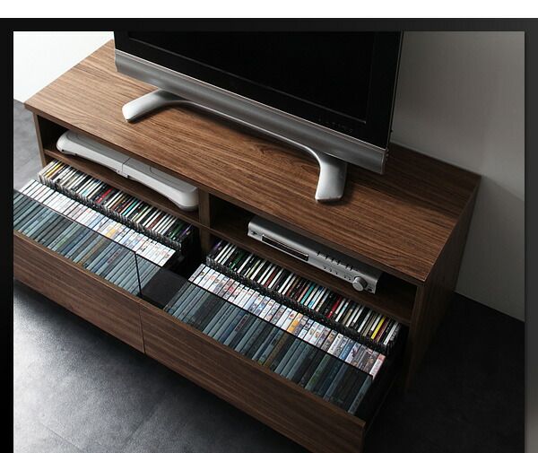 スーパSALE10倍＆4時間限定10％OFF リビング収納 チェスト キャビネット タンス テレビ台 シンプルモダンリビングシリーズ 2点セット(テレビボード×2)