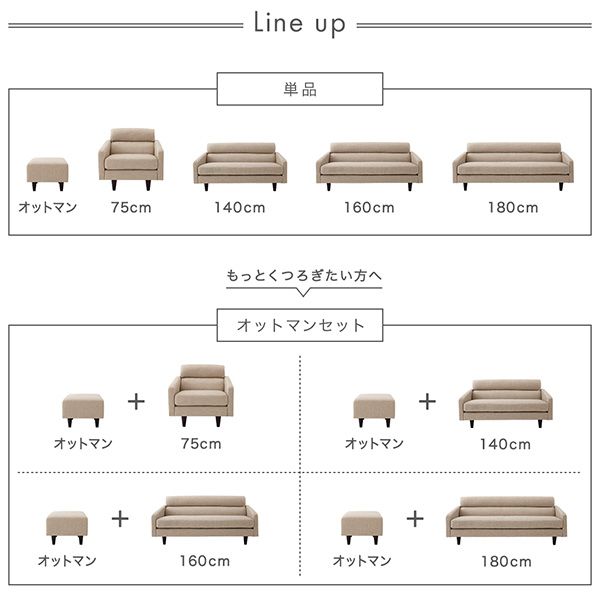 スーパSALE10倍＆4時間限定10％OFF スタンダードソファ デザインソファ スタンダードソファ ソファ 幅140cm