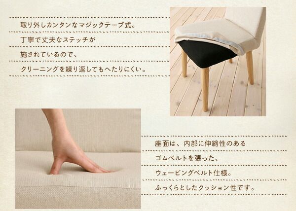 スーパSALE10倍＆4時間限定10％OFF ダイニングチェア 天然木 カバーリングダイニングシリーズ ダイニングチェア 2脚組
