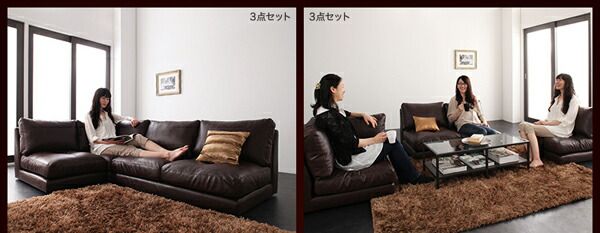 スーパSALE10倍＆4時間限定10％OFF フロアソファ モジュールローソファ ソファ 左肘付き 1P
