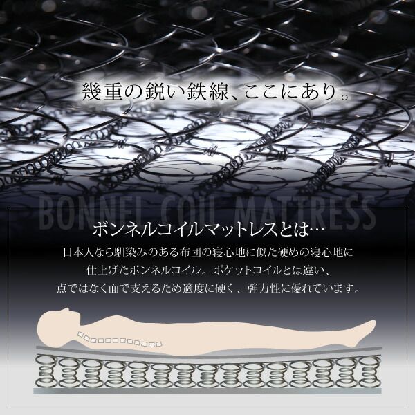 スーパSALE10倍＆4時間限定10％OFF MITAS寝具SELECT 敷き布団 マットレス 圧縮ロールパッケージ仕様のマットレス ボンネルコイル シングル