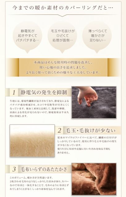MITAS寝具SELECT プレミアムマイクロファイバー贅沢仕立てのとろけるカバーリング ベッド用ボックスシーツ クイーン