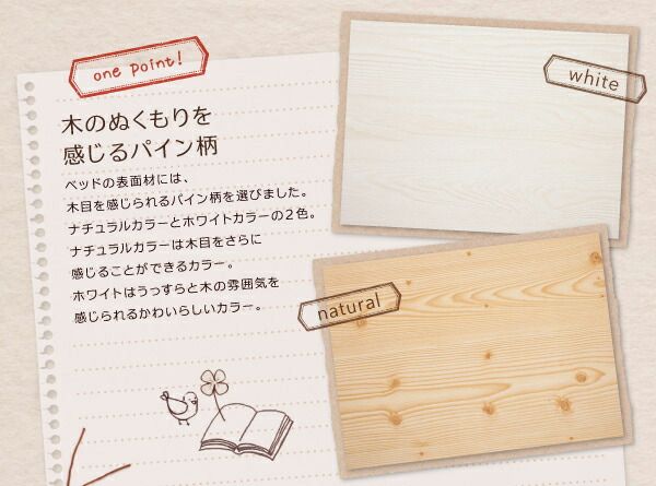 スーパSALE10倍＆4時間限定10％OFF カントリーデザインのコンセント付き収納ベッド スタンダードボンネルコイルマットレス付き シングル