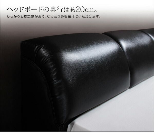 スーパSALE10倍＆4時間限定10％OFF モダンデザインフロアベッド 国産カバーポケットコイルマットレス付き セミダブル