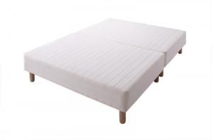 スーパSALE10倍＆4時間限定10％OFF MITAS寝具SELECT 新・移動ラクラク 分割式マットレスベッド  ボンネルコイルマットレスタイプ セミシングル 脚15cm