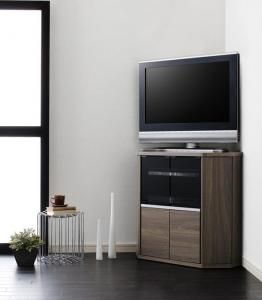 スーパSALE10倍＆4時間限定10％OFF リビング収納 チェスト キャビネット タンス テレビ台 薄型コーナーロータイプテレビボード ミドルタイプ