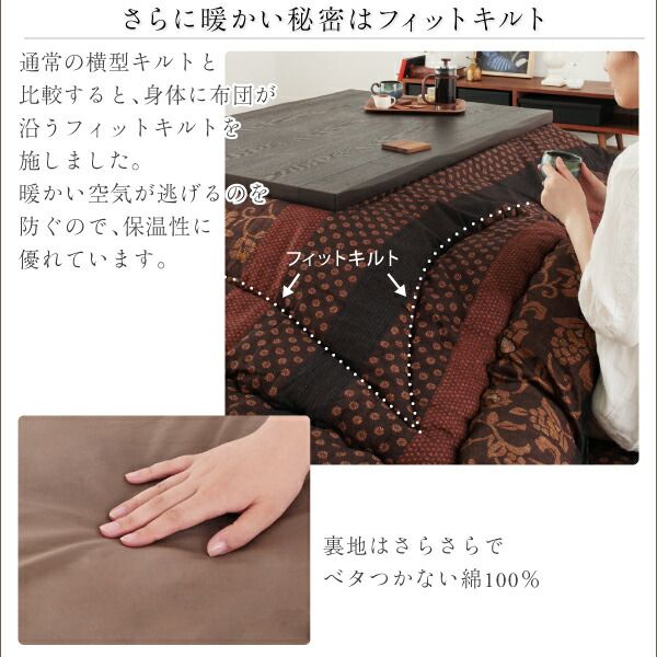 スーパSALE10倍＆4時間限定10％OFF こたつ こたつ布団 おしゃれ 国産こたつ布団シリーズ 上掛けカバー単品 4尺長方形(80×120cm)天板対応