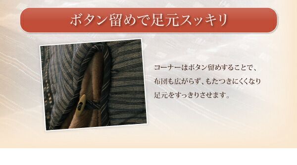 スーパSALE10倍＆4時間限定10％OFF こたつ布団セット しじら織り省スペースこたつ布団 掛布団&敷布団2点セット 5尺長方形(90×150cm)天板対応