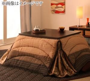 スーパSALE10倍＆4時間限定10％OFF こたつ布団セット しじら織り省スペースこたつ布団 掛布団&敷布団2点セット 5尺長方形(90×150cm)天板対応