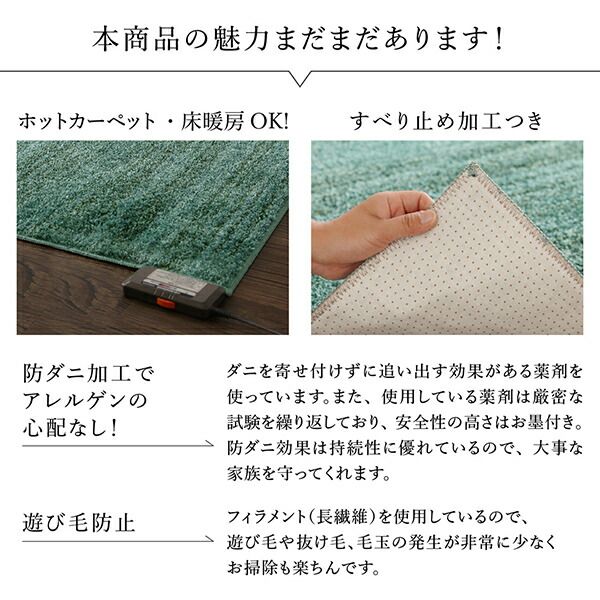 スーパSALE10倍＆4時間限定10％OFF ラグ グラデーションミックスシャギーラグ 200×200cm