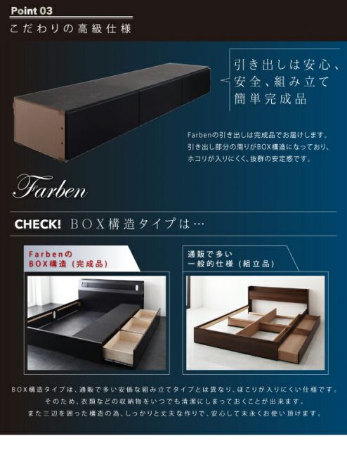 スーパSALE10倍＆4時間限定10％OFF ベッド 収納付きベッド マットレス付き ダブルベッド 収納 収納付 収納ベッド 大容量 収納ボックス 布団 おしゃれ 宮付き ライト付き 照明 コンセント 黒 白 プレミアムポケットコイルマットレス付 ダブル