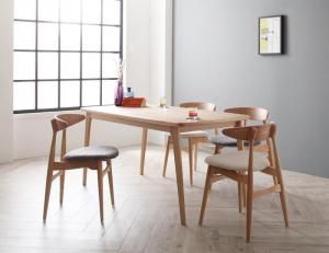 スーパSALE10倍＆4時間限定10％OFF ダイニングセット 4人 北欧 デザイナーズ おしゃれ 5点セット(テーブル+チェア4脚) 幅150
