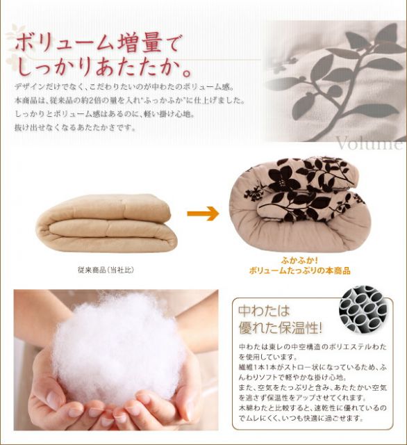 スーパSALE10倍＆4時間限定10％OFF こたつ こたつ布団 おしゃれ スウェード調フラワーモチーフこたつ布団 こたつ用掛け布団単品 4尺長方形(80×120cm)天板対応