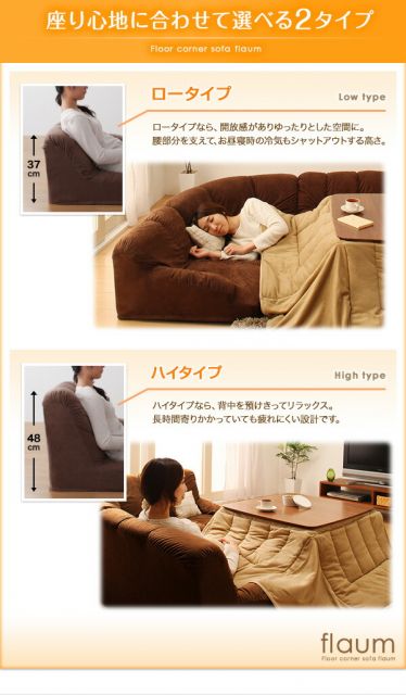 スーパSALE10倍＆4時間限定10％OFF フロアソファ フロアコーナーソファ ハイタイプ 左コーナーセット 1P+2P+コーナー