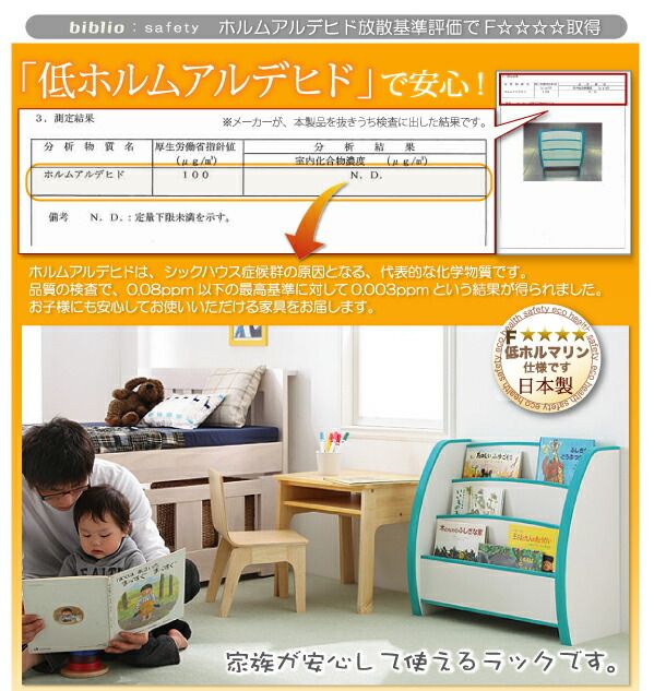 スーパSALE10倍＆4時間限定10％OFF 子供用収納 ソフト素材キッズファニチャーシリーズ 絵本ラック biblio ビブリオ スリムタイプ