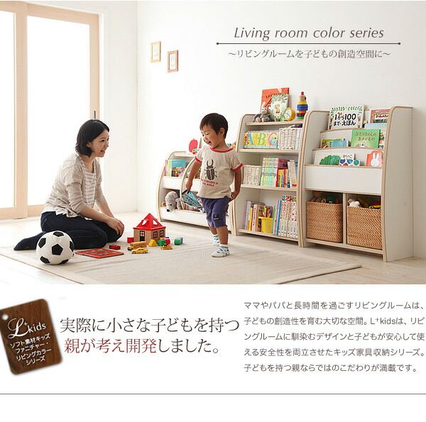 スーパSALE10倍＆4時間限定10％OFF リビング収納 チェスト キャビネット タンス テレビ台 ソフト素材 リビングカラーシリーズ 本棚 レギュラー